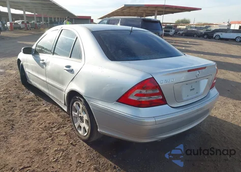 2006 Mercedes-Benz C 280 Luxury from USA, damaged, VIN WDBRF54H56A860612